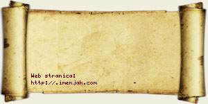 Jeremija Jakupi vizit kartica